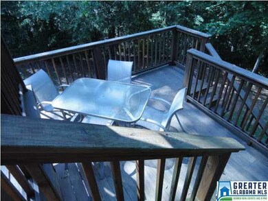 Open deck for dining