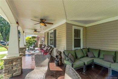 Spacious outdoor living on the front porch!  Ceili