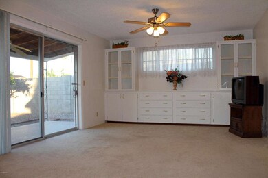 Formal dining room w/sliding door