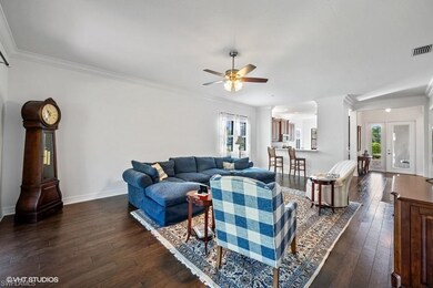 Great room, dining area, foyer.