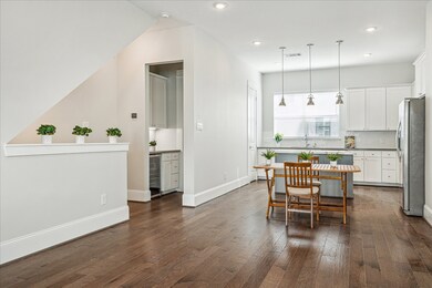 Second floor kitchen and dining combo.  Featuring