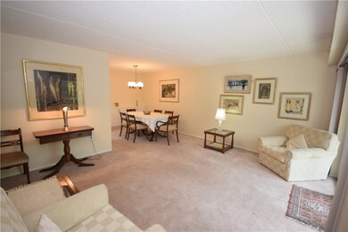 Large living room with a lot of natural light