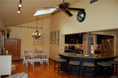 Dining area open to kitchen. Perfect for entertain
