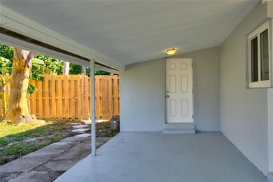 Carport and laundry room