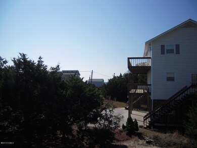 View from deck towards ocean