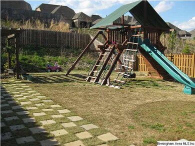 Large backyard with privacy fencing
