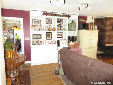 Living Room. Built-in storage in the living room.