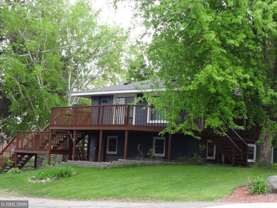 Side door with nice 2 tier deck