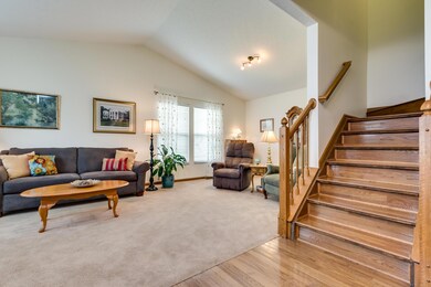 Gorgeous wood staircase