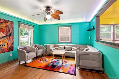 Gleaming hardwood floors and abundant natural light