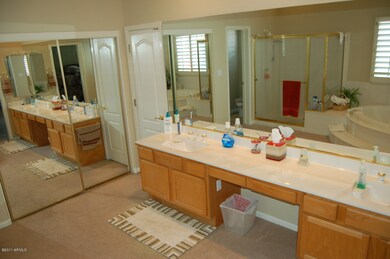 Master Bathroom Double Sinks