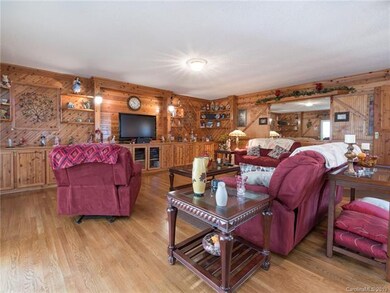 Living room just inside the carport