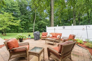 The patio area is a perfect spot to entertain or j