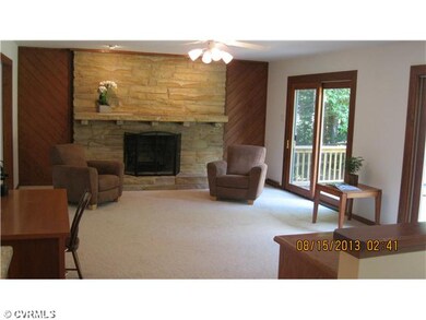 Den/Family/Great Room -  Wood burning Stone Firepl