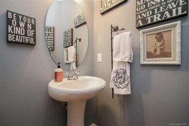 Powder room on the first floor.