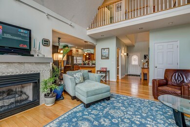 Living Room with Fireplace