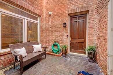 Charming courtyard entrance.