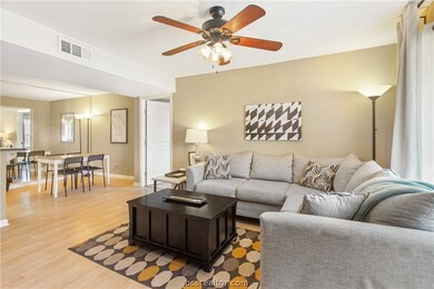 Good natural light from the large sliding doors