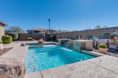 Pool water fall
