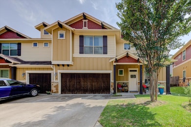 Multi unit property with board and batten siding,