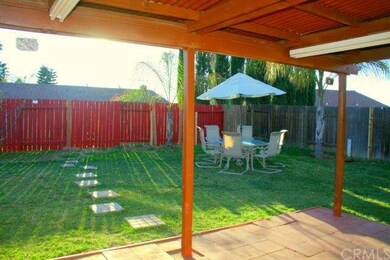 Another view of the Backyard Area with the Sun Set