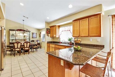 Open Kitchen connected to dinning room 