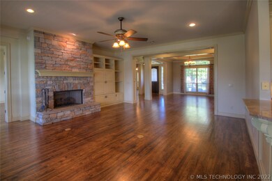 Family room, looking back toward entry and dining