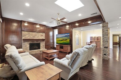 Huge main living room!  Wood floors!