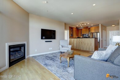 One of 2 fireplaces