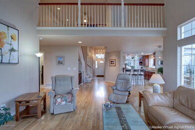 Family room looking into Kitchen