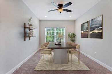 Dining Room open view from Living Room with great