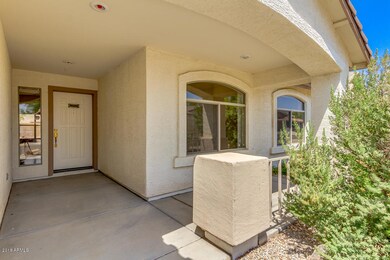 Covered front patio