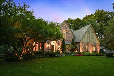 Dramatic outdoor lighting.
