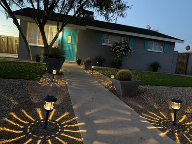 Night View With SOLAR LED PATH LIGHTS