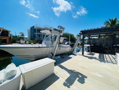 Concrete Dock and Boatlift angle 1