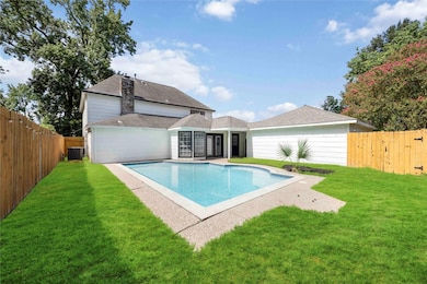 Relax in the Texas heat by the pool, surrounded by