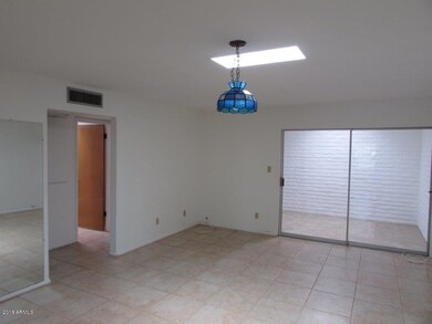 Living room and bedroom entrances
