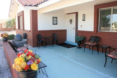 Front Patio with Security Door