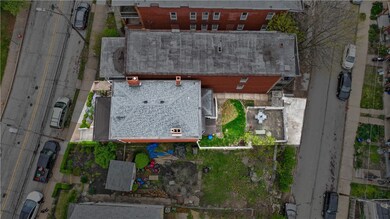 drone view of lot