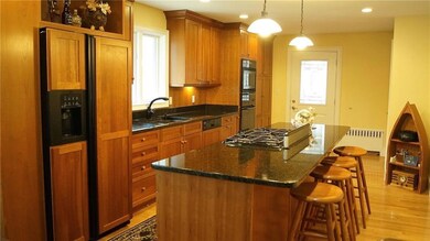 Custom kitchen with center island
