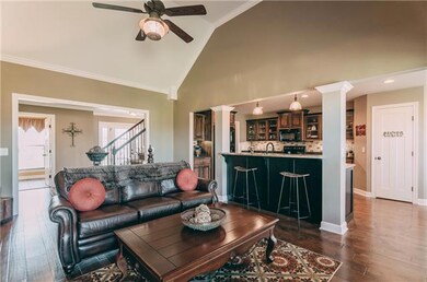 Open plan with beautiful custom finishes! Plan flows perfectly!