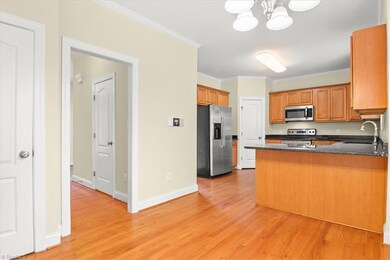Hardwoods in eat in kitchen