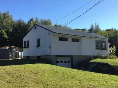 front / side of house with 1 car garage