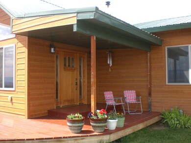 Front door and deck
