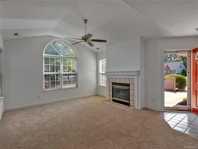 Spacious Family Room with Gas Fireplace.  All NEW 
