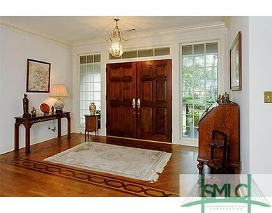 Other. The gorgueous inlaid wood at the front door