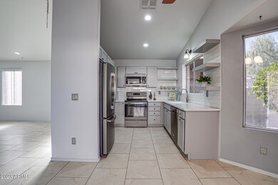 Kitchen From Dining Area
