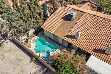 Drone view of the property from the top