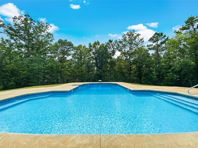 huge inground swimming pool