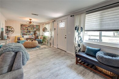 Family Room area looking toward front door.